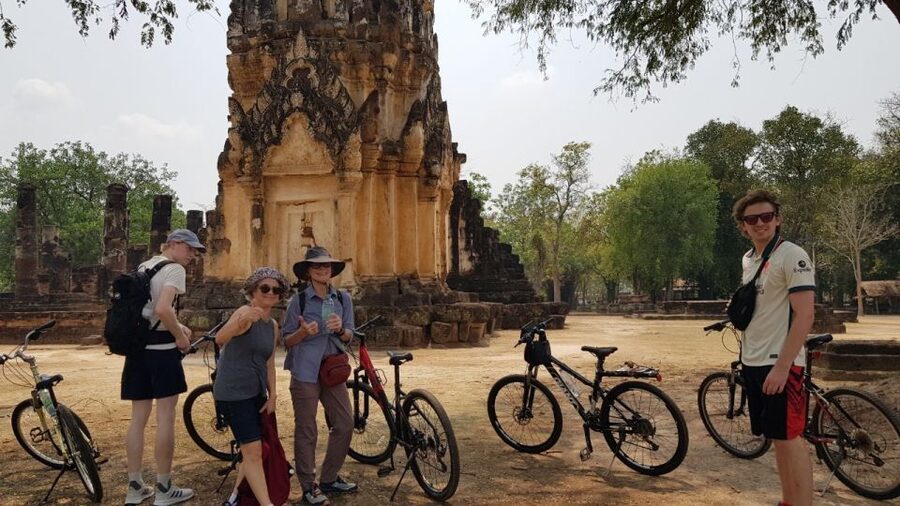 Sukhothai: Full-Day Historical Park Cycling Tour with Lunch - Canals Matter Here: Farming, Bathing, Laundry, Fishing