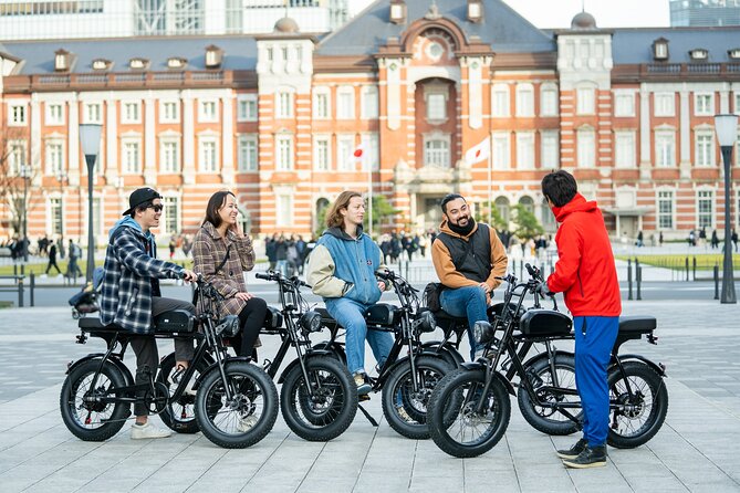 Tokyo Top Highlights 3h Guided E-bike Tour - E-bikes: fewer sore legs, more city confidence