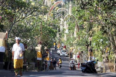Ubud Eco Culture Cycling Exploration - Sukma Street and the Monkey Forest photo moment