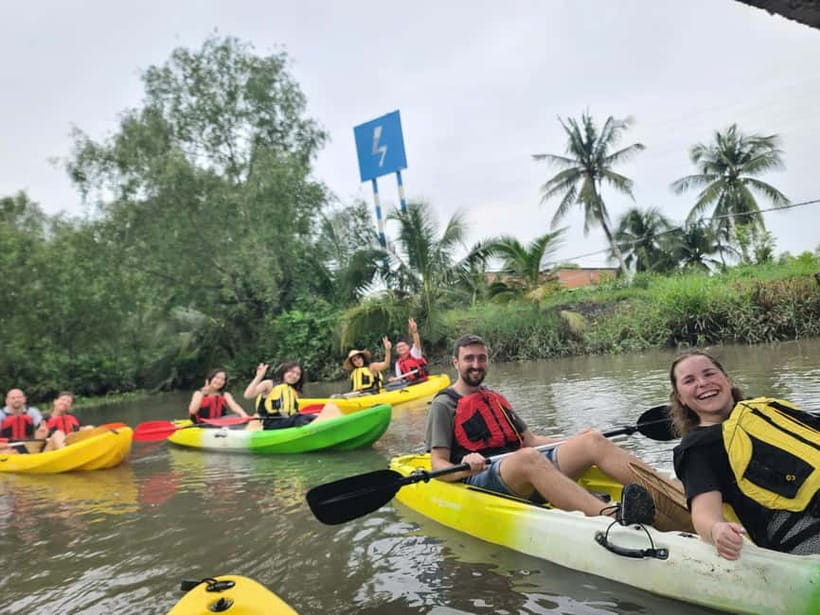 VIP Mekong Delta Full Day Adventure Cycling-Kayak-Cooking - Cooking class and BBQ lunch: learning spring rolls and pancakes for real